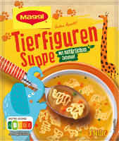 Maggi Guten Appetit Tierfiguren Suppe 3 Teller (Tüte)